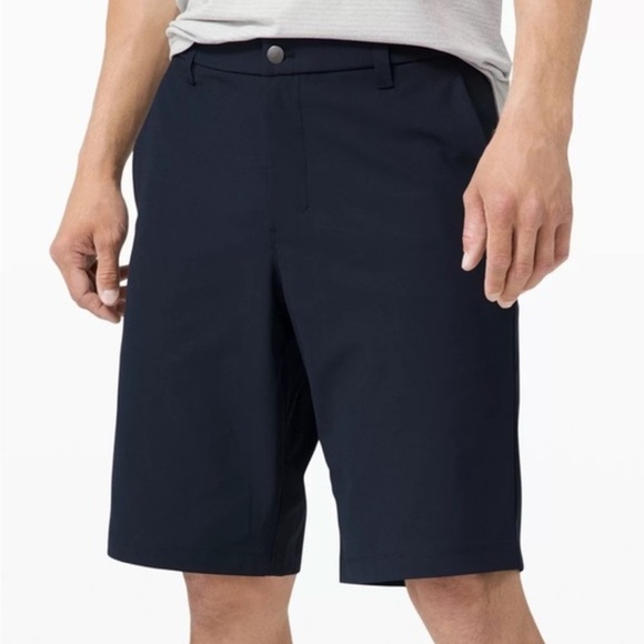 LULULEMON Commission Relaxed Fit Shorts 11" *Warpstreme - True Navy - Picture 1 of 9